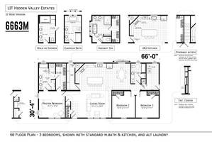 Hidden Valley 6663 M Floor Plan - Factory Homes Outlet