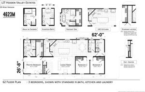 Hidden Valley 4623 M Floor Plan - Factory Homes Outlet