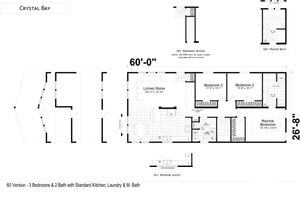 Crystal Bay 4603 C Floor Plan - Factory Homes Outlet