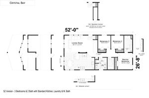Crystal Bay 4523 C Floor Plan - Factory Homes Outlet