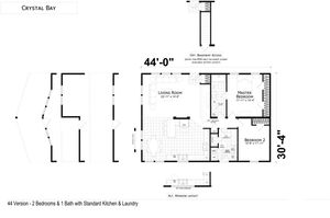 Crystal Bay 6442 C Floor Plan - Factory Homes Outlet