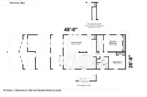 Crystal Bay 4482 C Floor Plan - Factory Homes Outlet