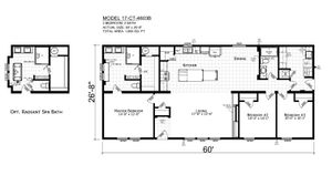 Catena 4603 B Floor Plan - Factory Homes Outlet