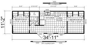 Athens Park 531 Floor Plan - Factory Homes Outlet