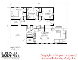 Caribou 1184 3 Floor Plan - Vertical Works Inc.