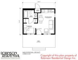 Caribou 320 Floor Plan - Vertical Works Inc.
