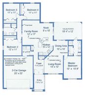 Tropic Floor Plan - Ameron Homes, Inc