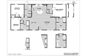 Breeze Farmhouse Floor Plan - Clayton Homes