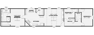 Anniversary 16763 F Floor Plan - Clayton Homes of Alexandria