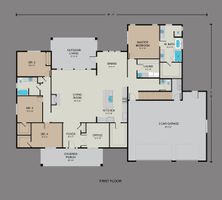 Greenwood 3424 Floor Plan - Diggs Custom Homes