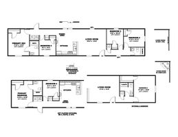 Blazer 76 4 A Floor Plan - Clayton Homes of London