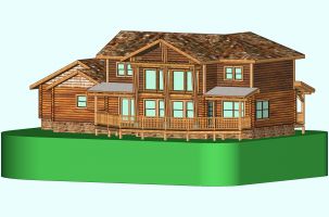 Cedar Creek - Riverstone Log Homes Llc.: Pigeon Forge, Tennessee - Riverstone Homes