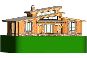 Twin Peaks Modern Mountain Floor Plan - Riverstone Homes