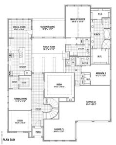 834 Floor Plan - Belclaire Homes