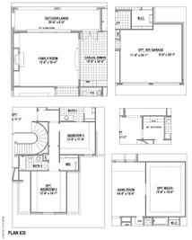 The B 835 - Canyon Falls 90s: Argyle, Texas - Belclaire Homes