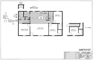 Amethyst Floor Plan - Clayton Homes Of Millsboro