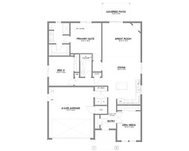Easton 1518 CH Floor Plan - Generation Homes
