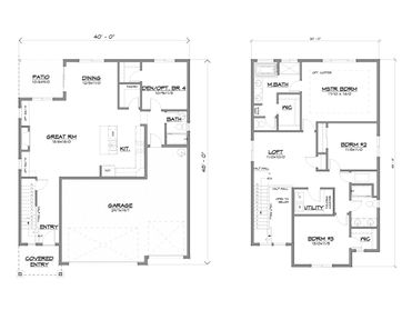 Alexandria 2343 CH Floor Plan - Generation Homes
