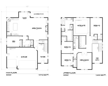 Isabella 3080 CH Floor Plan - Generation Homes