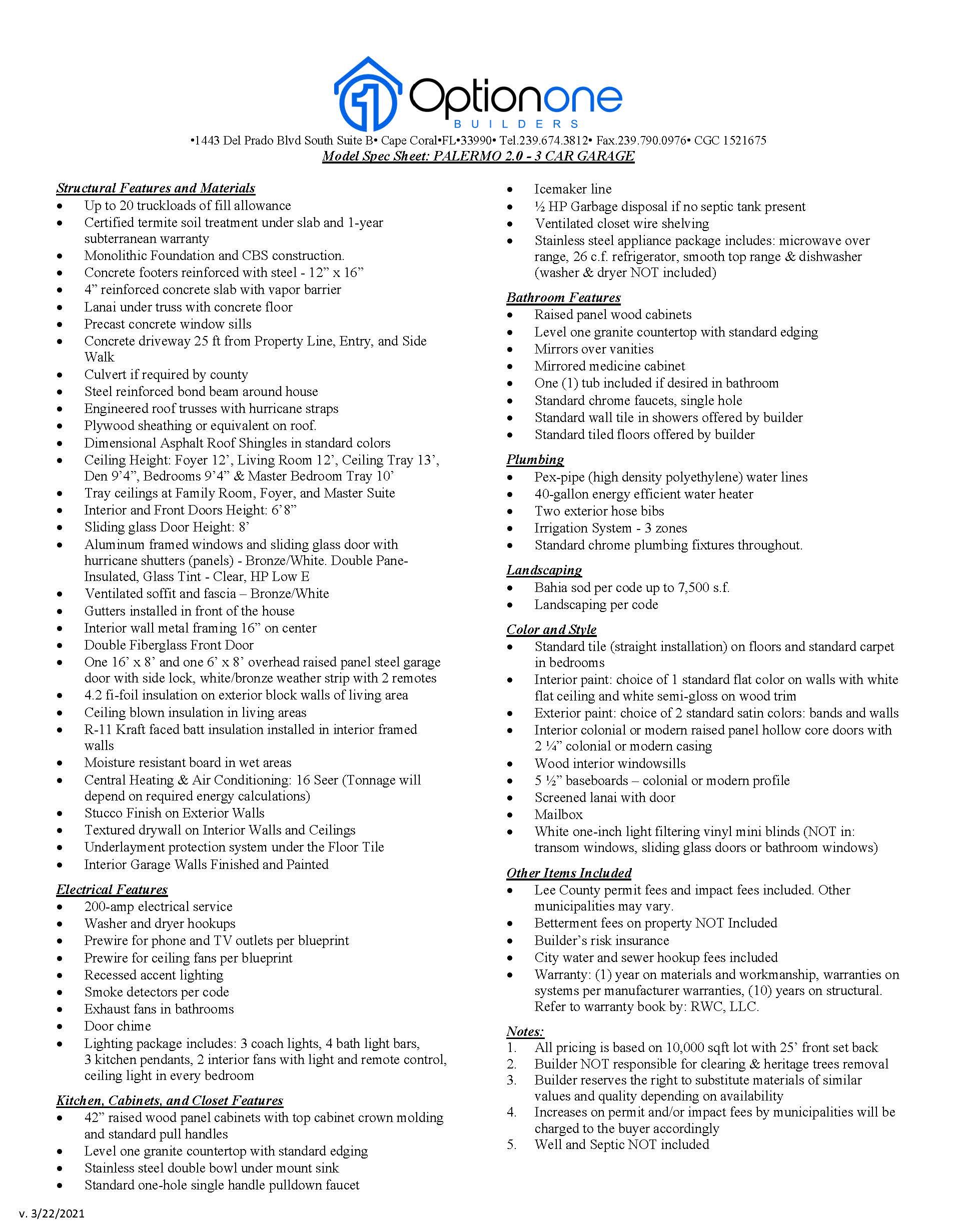 casa en Option One Builders por Option One Builders