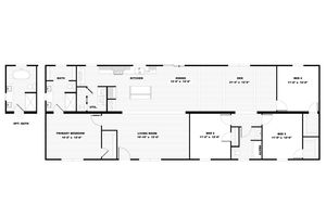 Tinsley Floor Plan - Clayton Homes of Bossier City