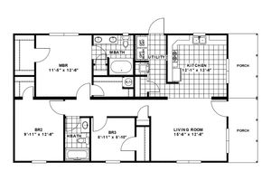 Scenic Lakeview Elite Floor Plan - Clayton Homes