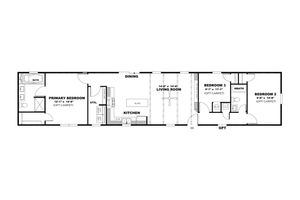 The Anniversary Islander Floor Plan - Clayton Homes Of Dunn