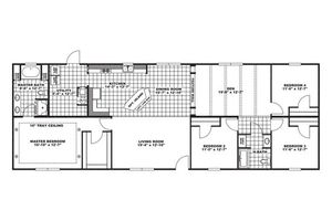 Kennesaw Elite Floor Plan - Clayton Homes