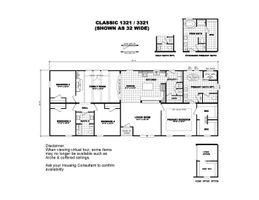 3321 Classic Floor Plan - Clayton Homes of Elizabeth City