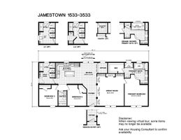 3533 Jamestown Floor Plan - Clayton Homes of Elizabeth City