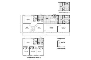 5521 Sweet One Floor Plan - Clayton Homes of Elizabeth City