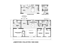1558 Jamestown Floor Plan - Clayton Homes of Elizabeth City