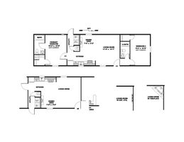 Blazer 56 B Floor Plan - Clayton Homes Of Stalbans