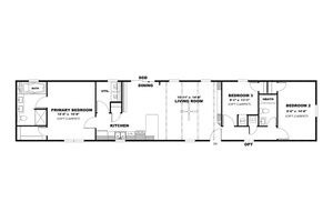 The Anniversary 76 Floor Plan - Clayton Homes Of Dunn