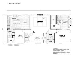 2483 Heritage Floor Plan - Clayton Homes Of Whiteville