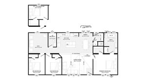 The Stark Floor Plan - Clayton Homes of Bossier City