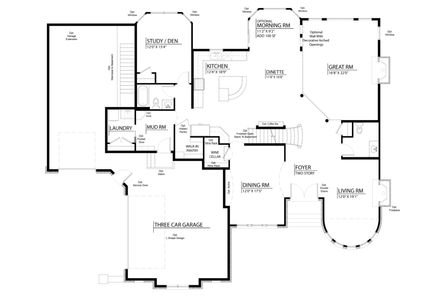 Wyndermere Floor Plan - DJK Custom Homes