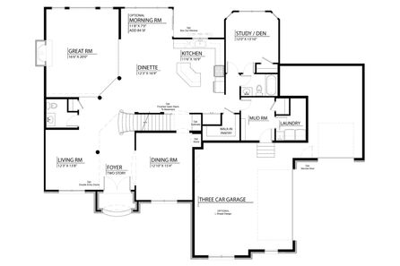 Jonathan II Floor Plan - DJK Custom Homes