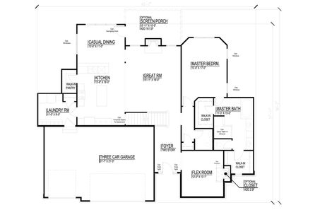 Danielle I Floor Plan - DJK Custom Homes