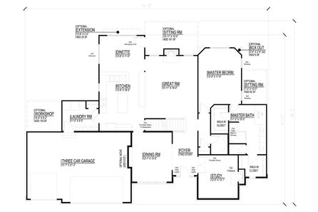 Danielle II Floor Plan - DJK Custom Homes
