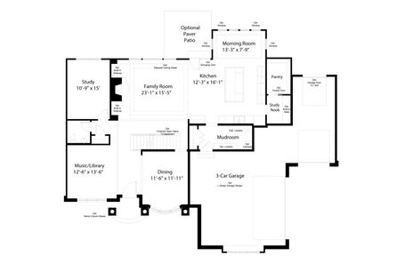 Hampton Floor Plan - DJK Custom Homes