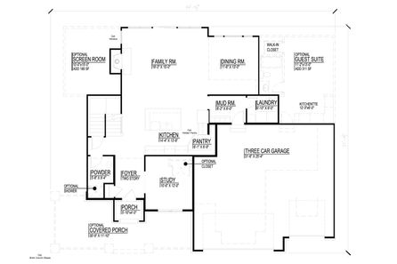Bayfield Floor Plan - DJK Custom Homes