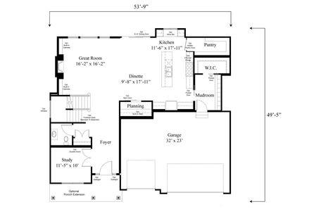 White Oak Floor Plan - DJK Custom Homes