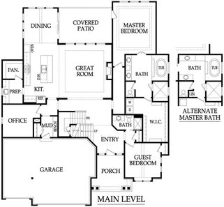 Catalina II 3533 Floor Plan - James Engle Custom Homes