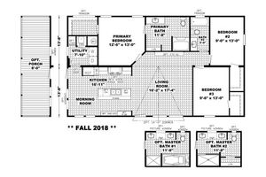 The Southern Farmhouse Floor Plan - Clayton Homes of Alexandria