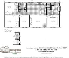 M 1 66 Boxwood Floor Plan - Recreational Resort Cottages