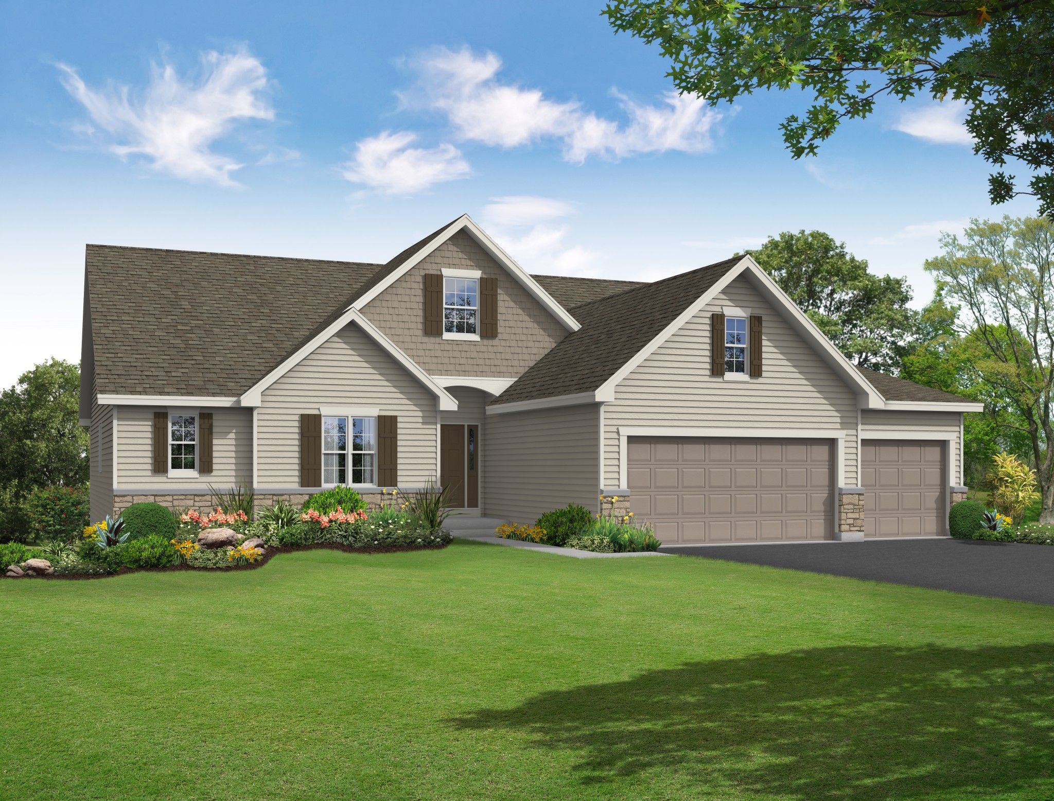 Bowles Crossing por Flower & Fendler Homes en St. Louis Missouri