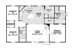 The Hooper Floor Plan - Clayton Homes Of El Dorado