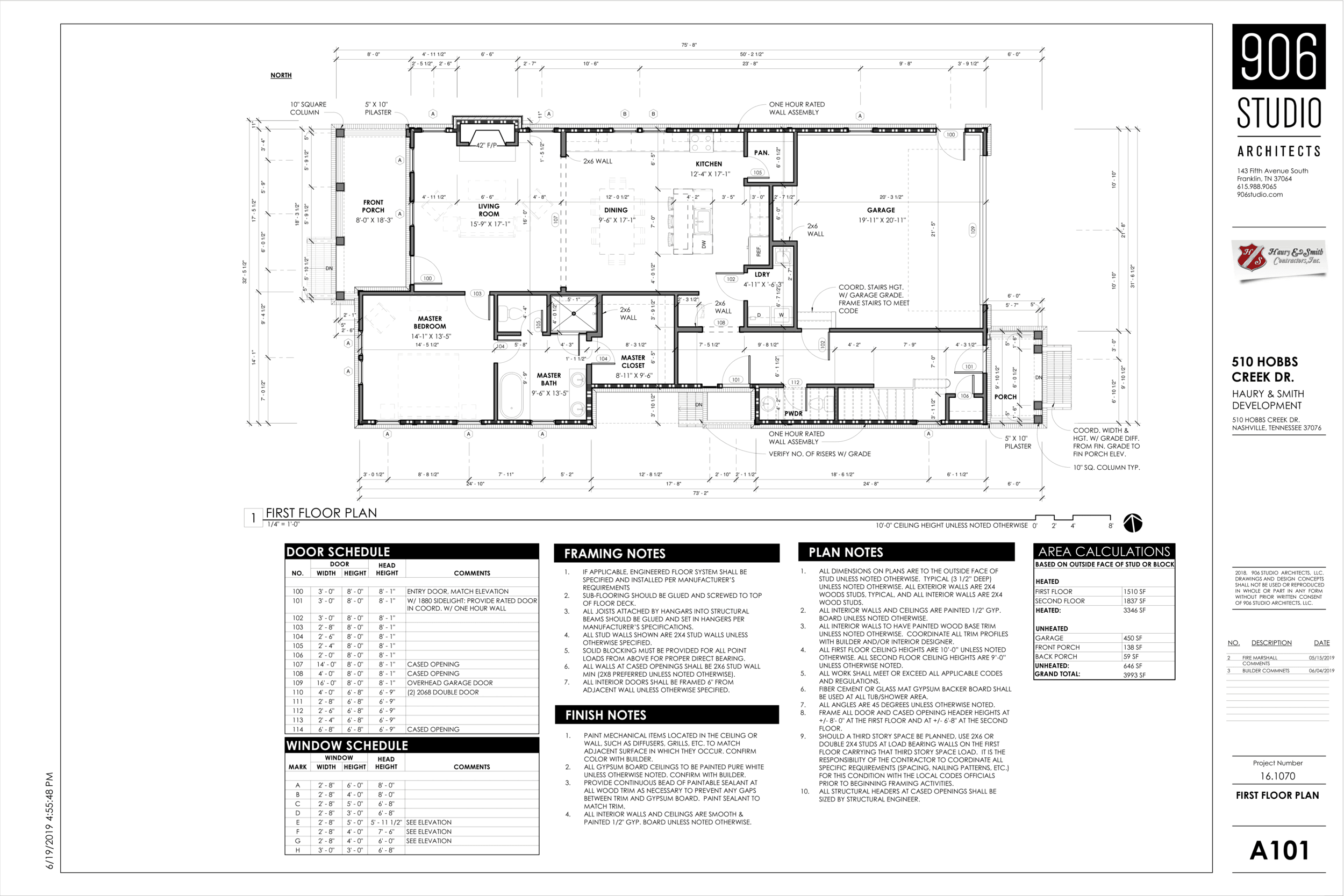 Hobbs Creek por Haury & Smith Contractors Inc. en Nashville Tennessee
