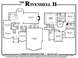 The Rivendell II Model Floor Plan - Klimaitis Builders